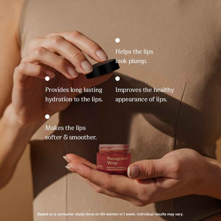 82 E by Deepika Padukone Pomegranate Wrap Repairing Lip Mask