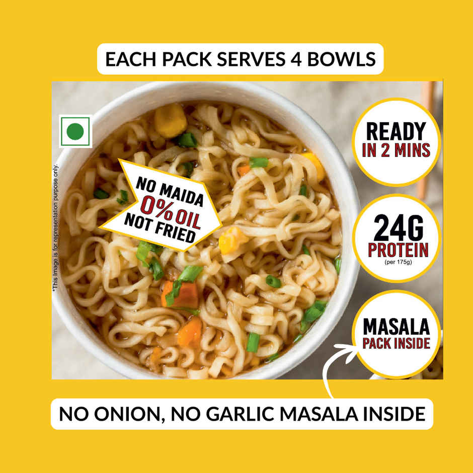 Naturally Yours Khapli atta whole wheat Instant Noodles | High protein