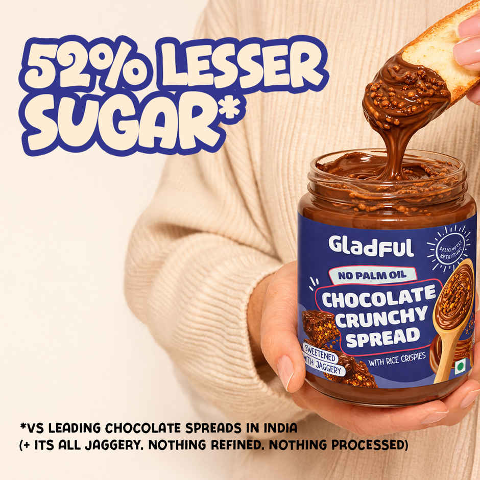 Gladful Chocolate Crunchy Spread