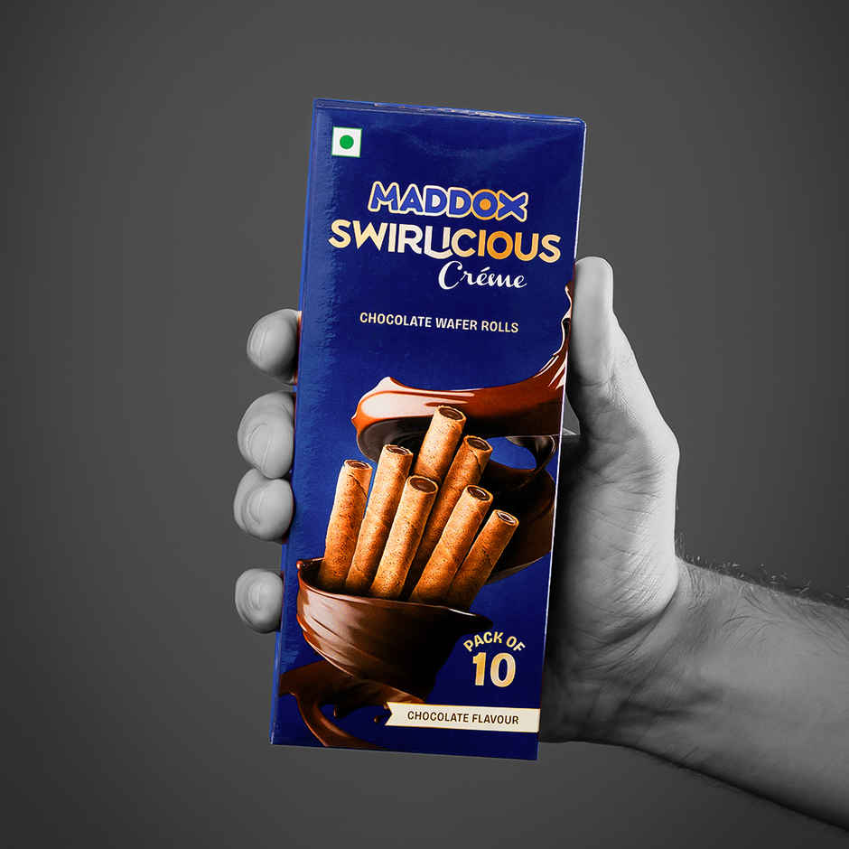 Maddox Swirlicious Chocolate Wafer Rolls