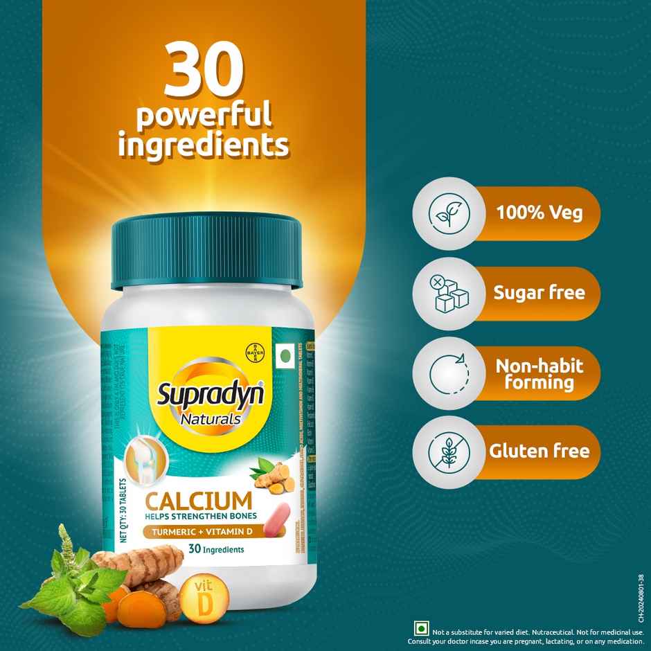 Supradyn Naturals Calcium Pack Of 30