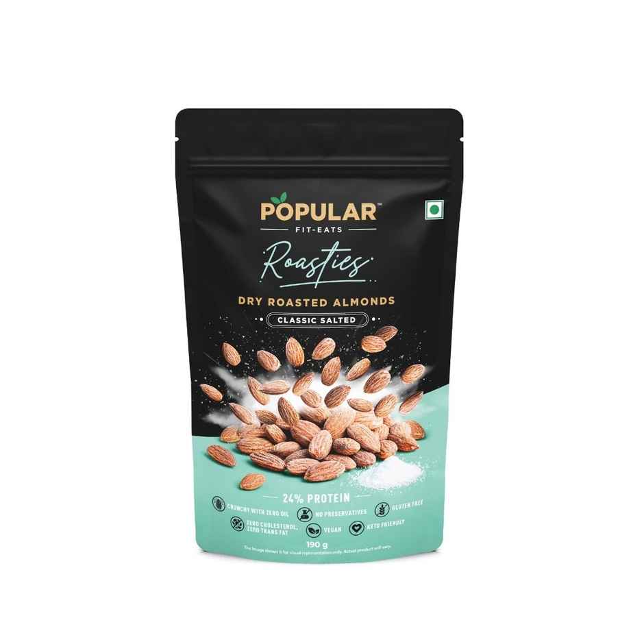 Popular Roasties Dry Roasted Almond | Classic Salted