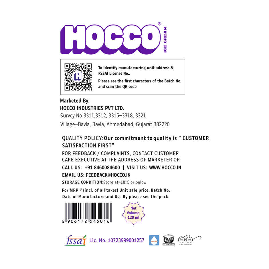 Hocco Aamchi Mango Ice Cream Combo    