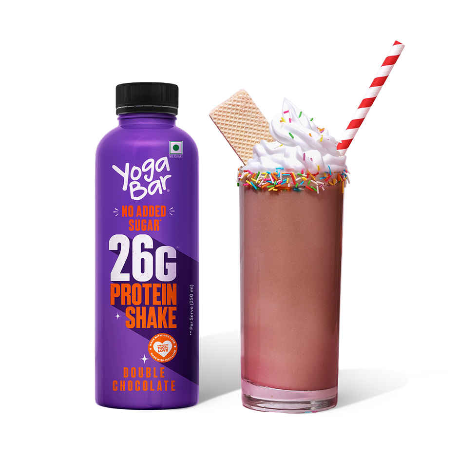 Yoga Bar 26g Protein Milk Shake, with 26g Protein, No Added Sugar
