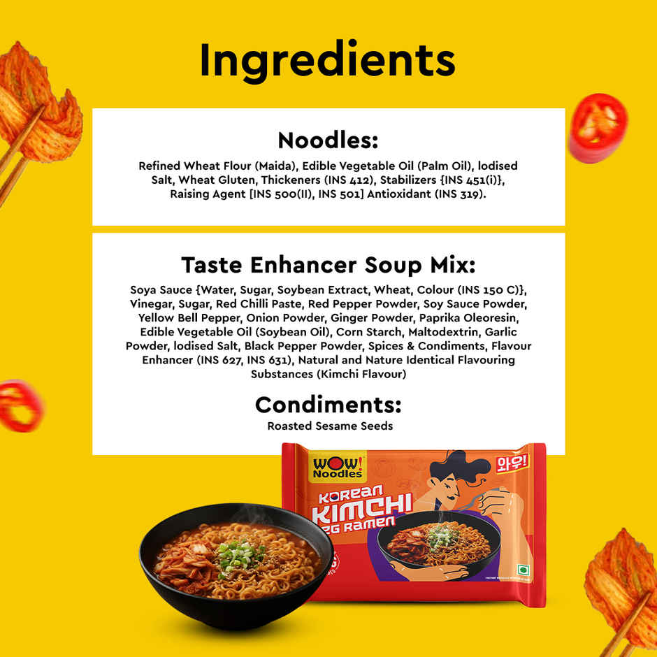 Wow! Noodles Korean Kimchi