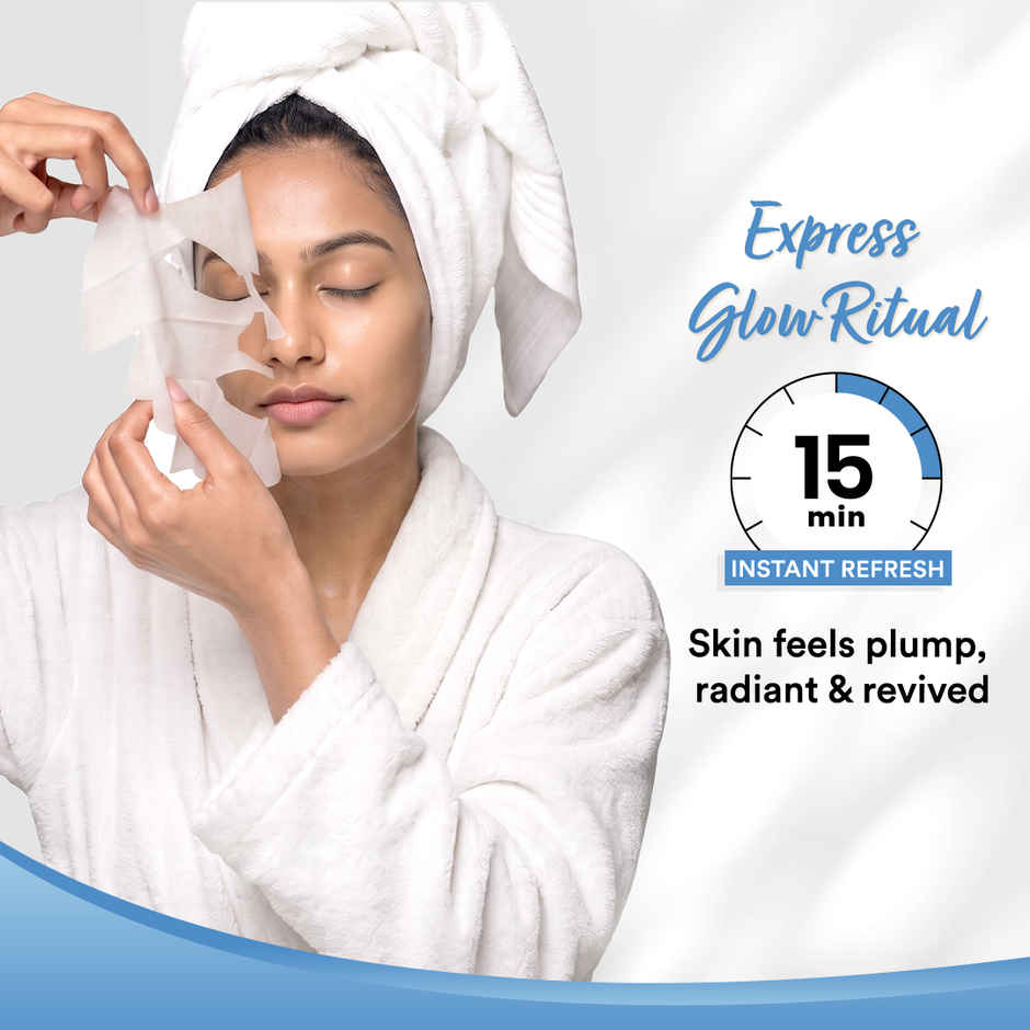 Lacto Calamine Hyaluronic Acid Face Sheet Mask for Intense Hydration, Refreshing, Plumpy & Dewy Skin Combo
