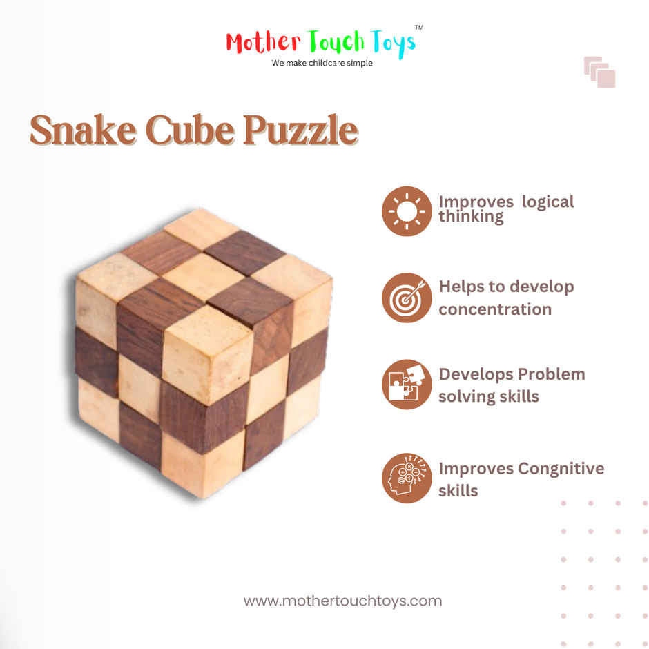 Mother Touch Toys Snake Cube Puzzle