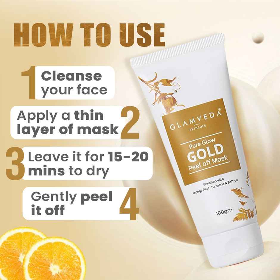 Glamveda Pure Glow Gold Peel Off Mask