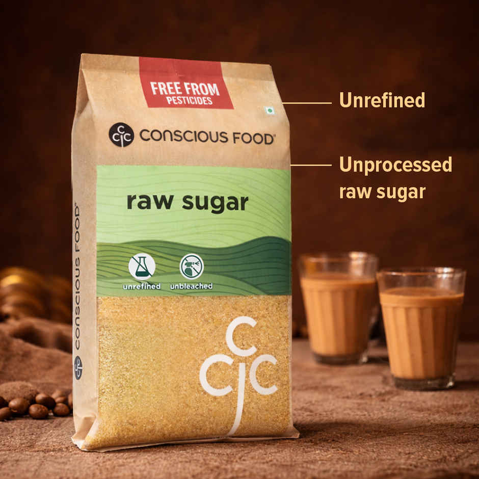 Conscious Food Unrefined Organic Raw Sugar
