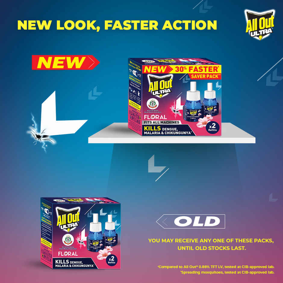 All Out Ultra Floral Mosquito Repellent