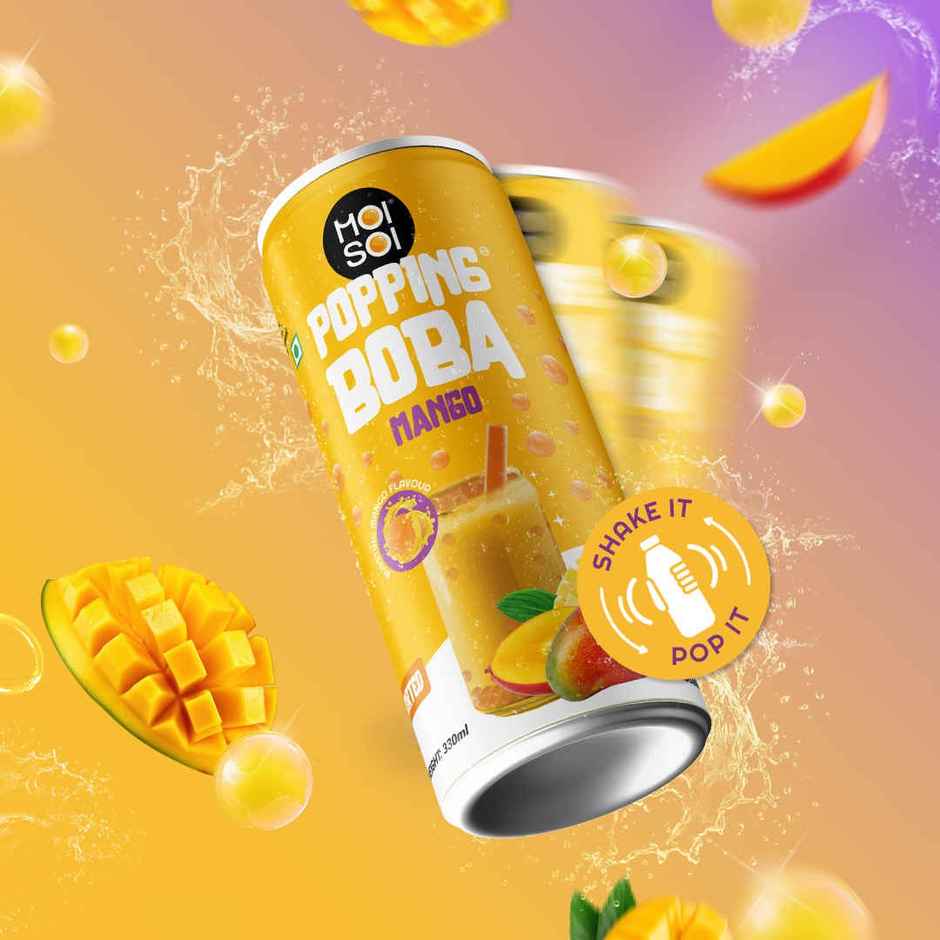 Moi Soi Popping Boba With Mango Fruit Drink