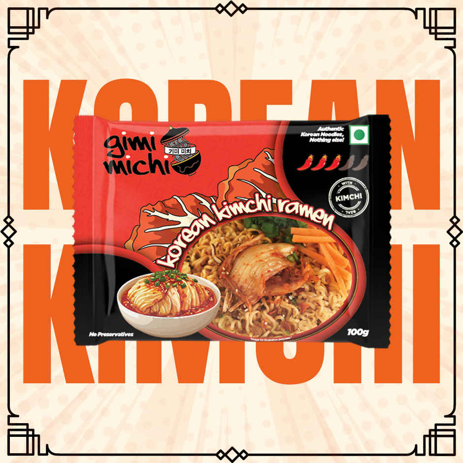 Gimi Michi Korean Kimchi Ramen Instant Noodles