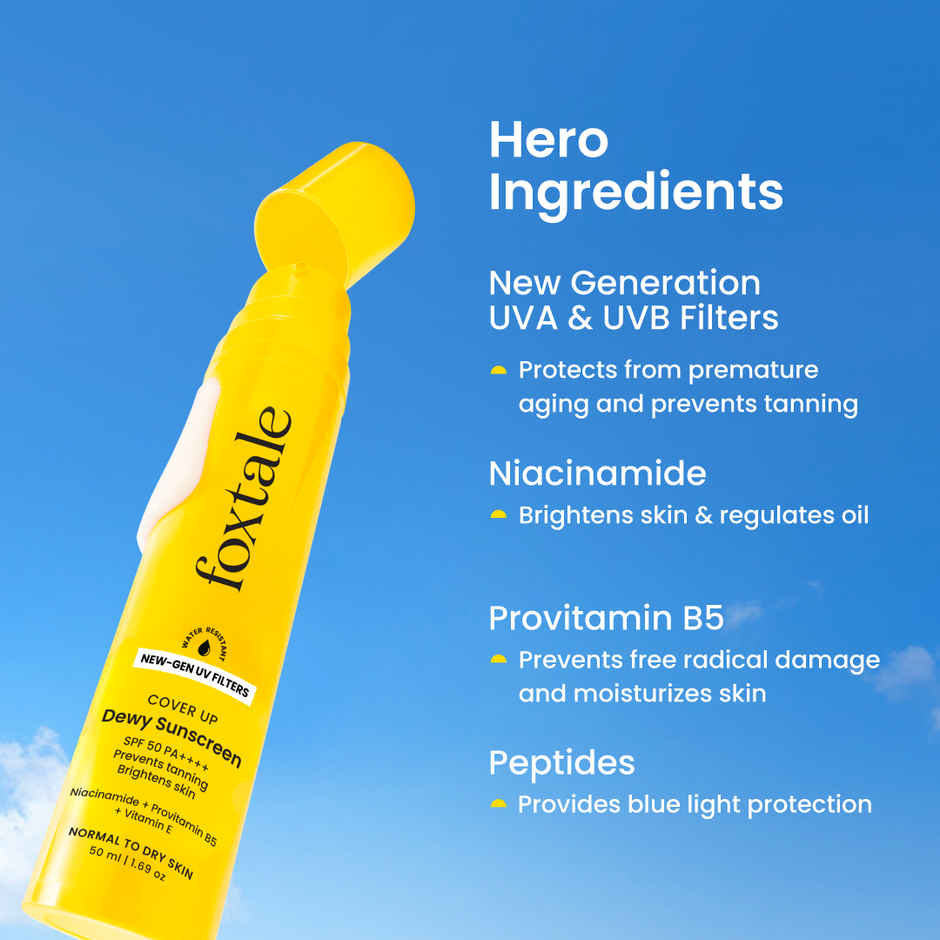 Foxtale Dewy Sunscreen SPF 50 PA++++