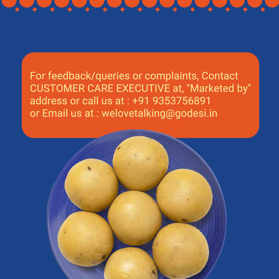 GO DESi Besan Laddoo | Made with Pure Ghee