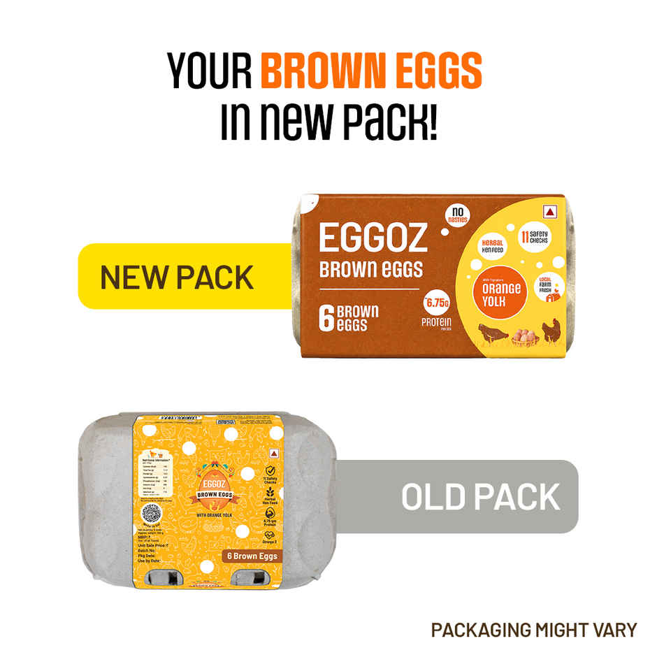 Eggoz Protein Rich Farm Fresh Brown Eggs
