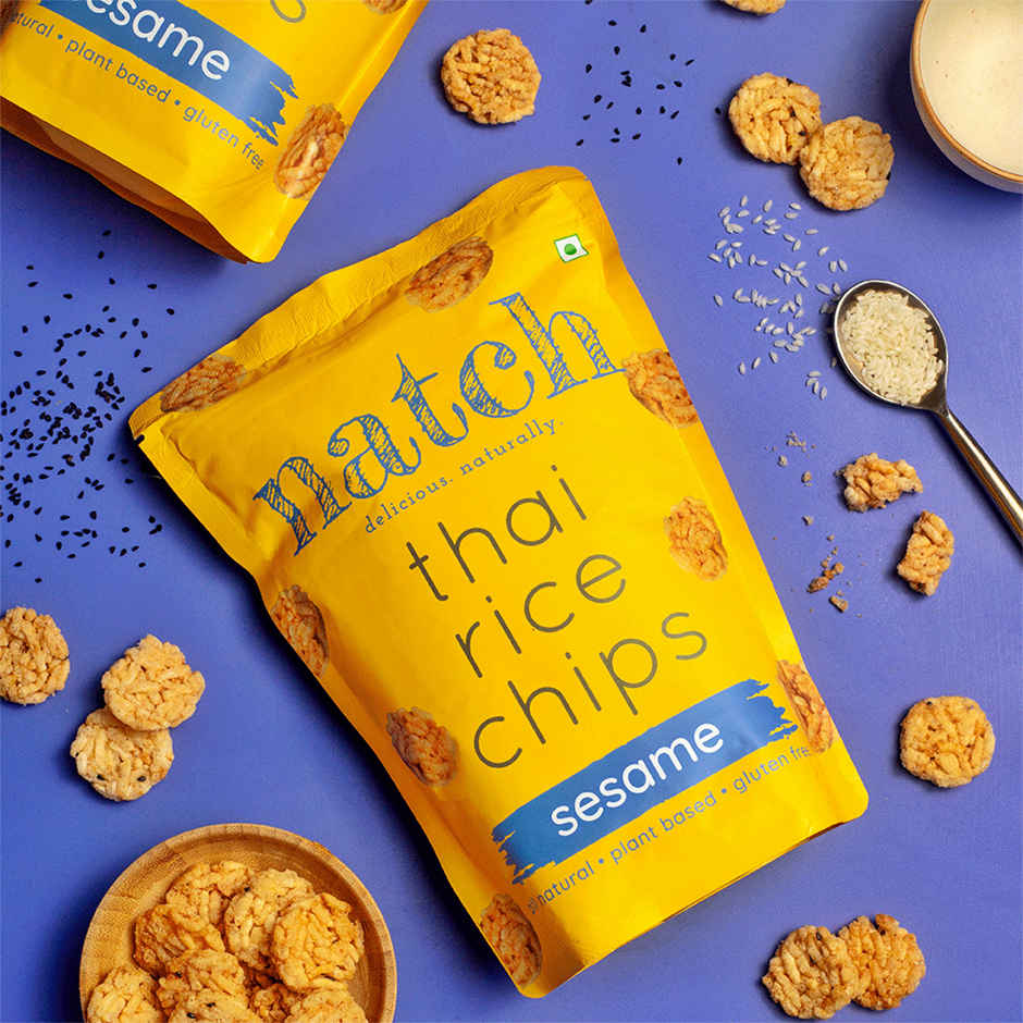 Natch Sesame Thai Rice Chips | No Palm Oil | Healthy Snacks