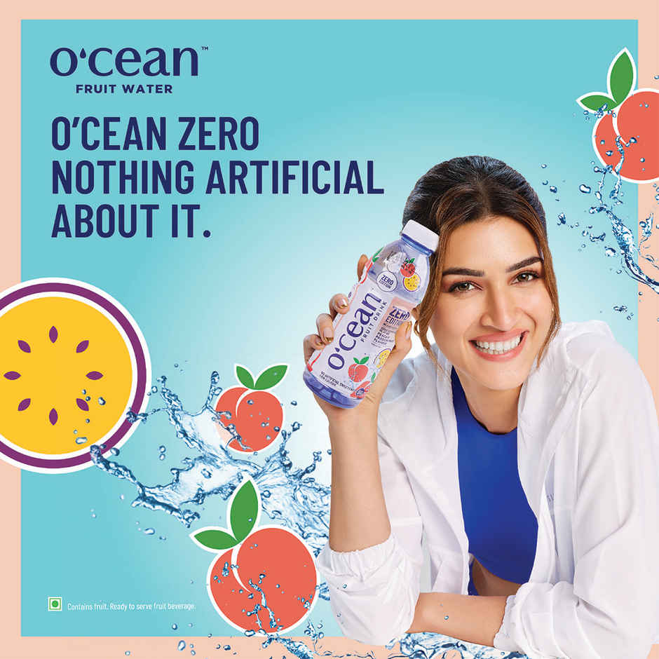 O'cean Fruit Water Zero Peach & Passion Vitamin & Electrolyte Hydration