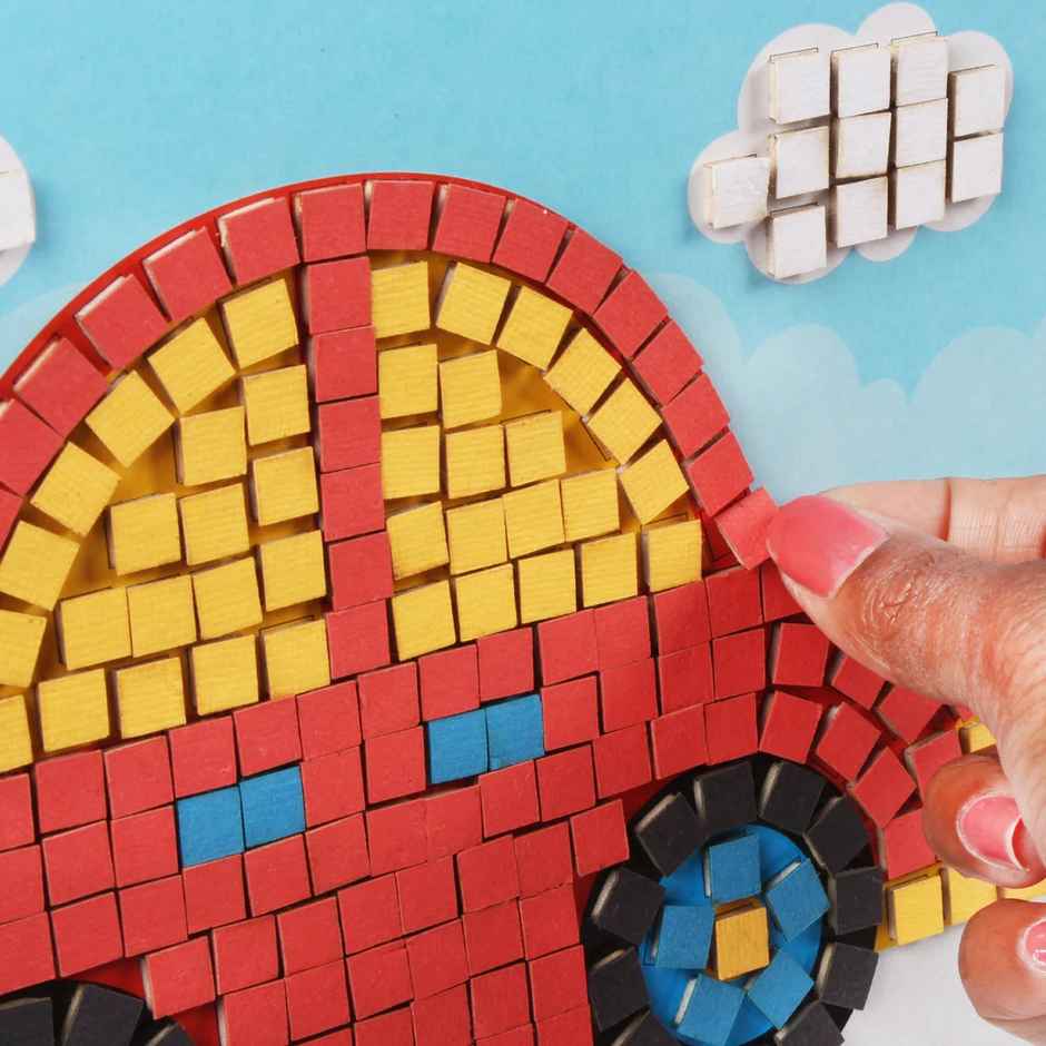 Itsy Bitsy Peel and Stick Mosaic Art Decor Car 17 x 21cm Lb