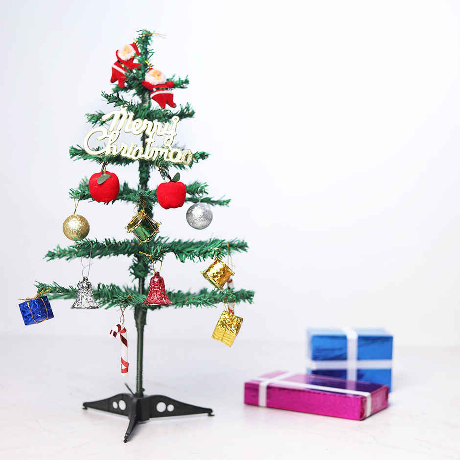 Christmas Tree With Plastic Stand | 2 ft | Easy Assembly | Pichai
