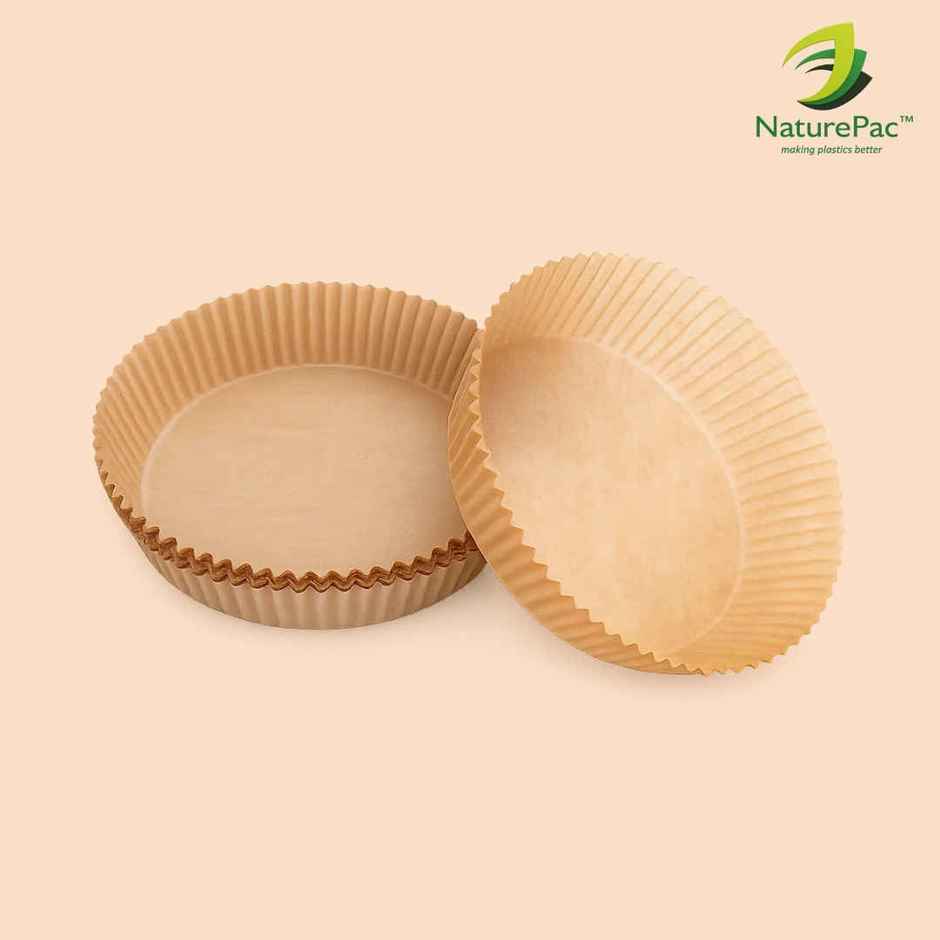 Naturepac AirFryer Paper Liners Round 6 inch