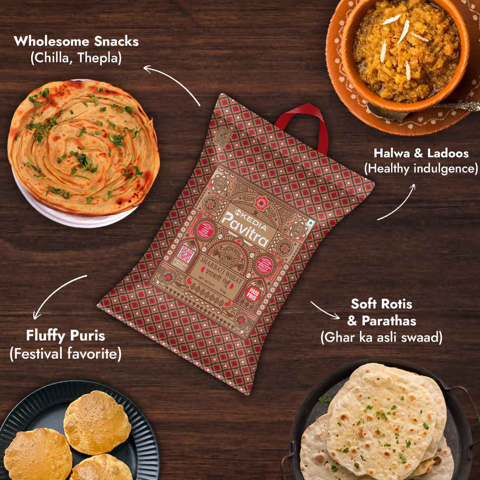 Kedia Pavitra Sharbati Wheat Grains