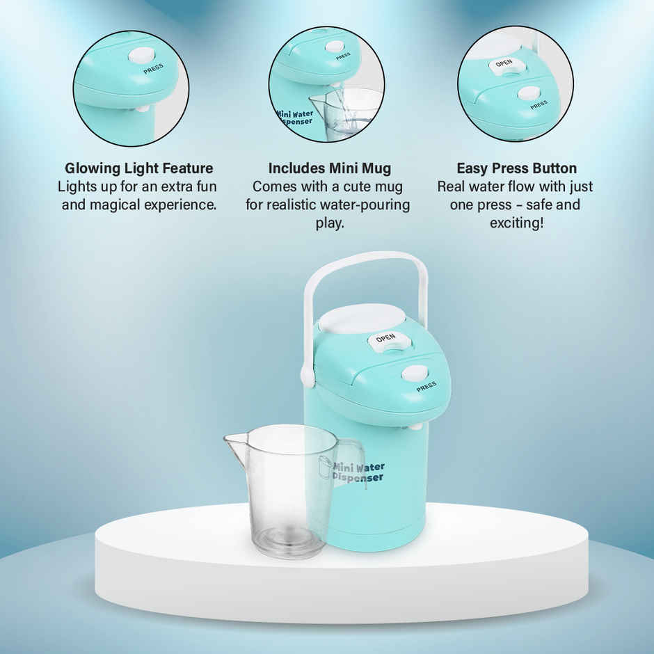 Anz Toy Green Mixer |Water Dispenser |Oven & Sewing Machine