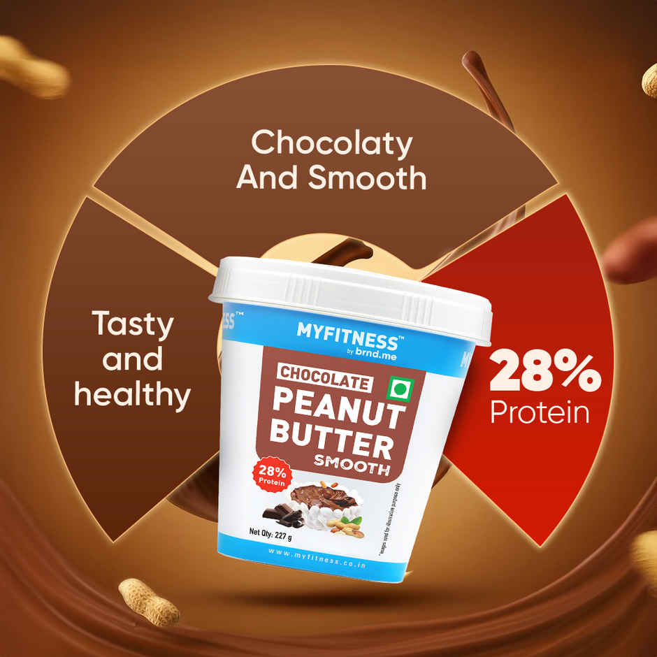 MyFitness Chocolate Peanut Butter Smooth Spread | High Protein