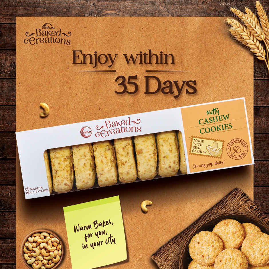 Baked Creations Nutty Cashew Cookies | Combo