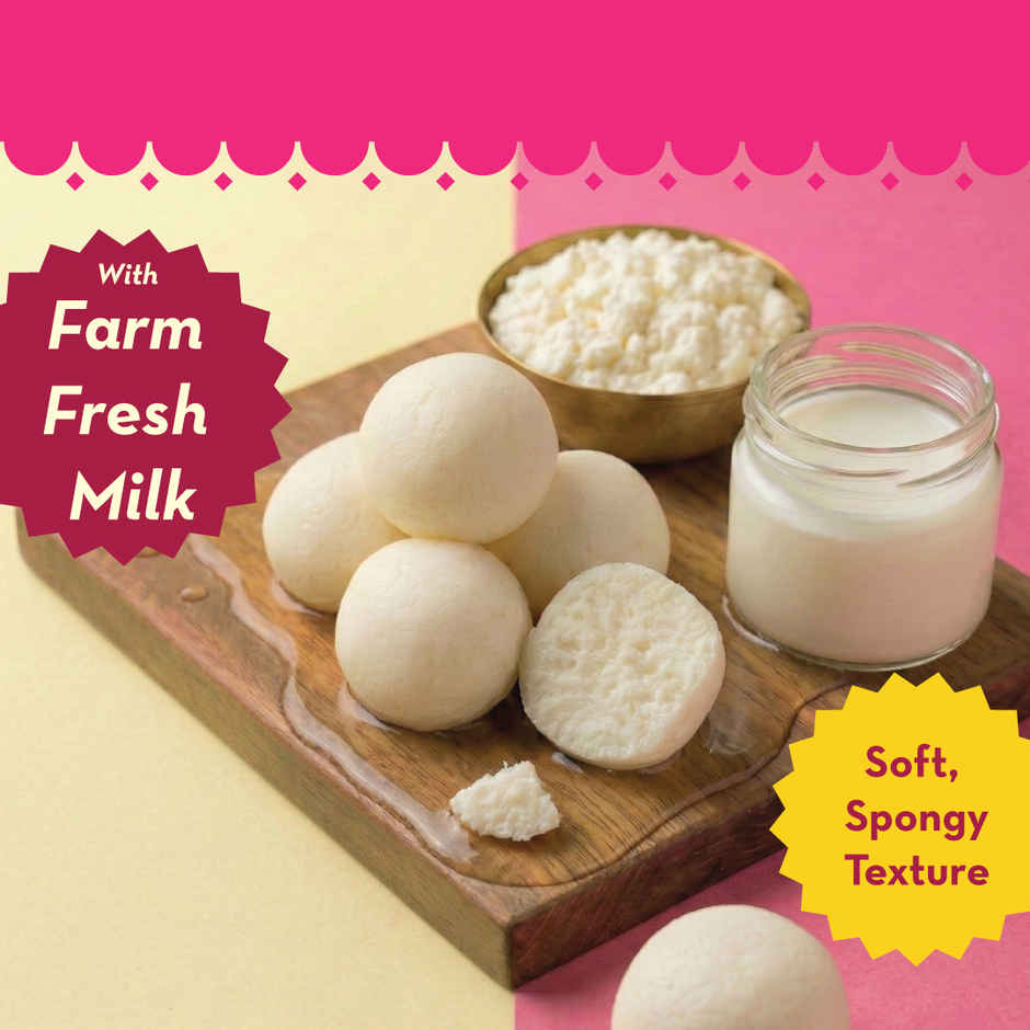 GO DESi Rasgulla | With Farm Fresh Milk | Ready to Eat