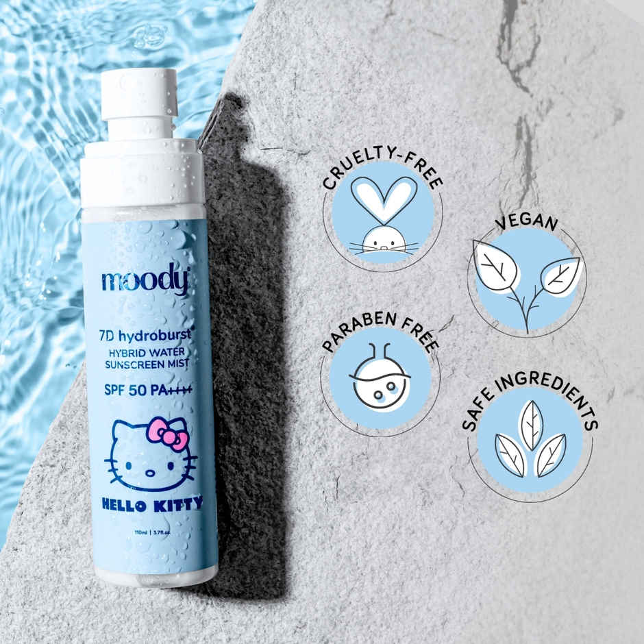 Moody 7d HydroBurst Hybrid Water Sunscreen Mist SPF 50 PA++++