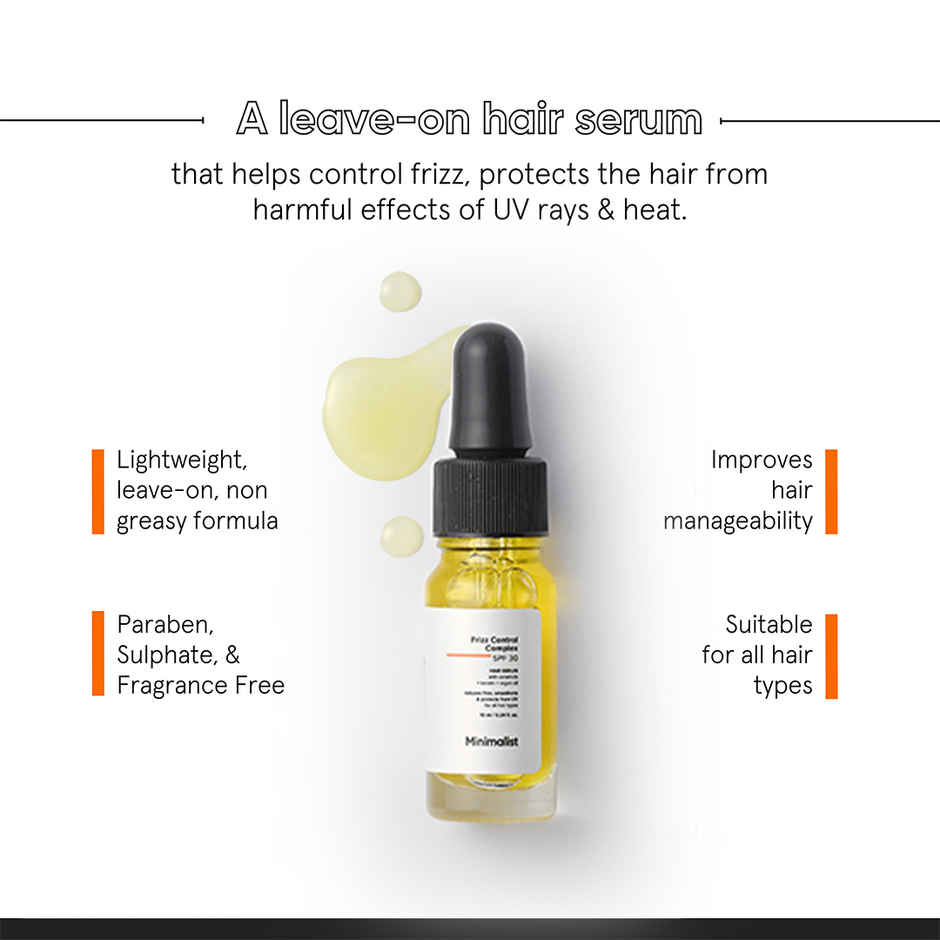 Minimalist Anti-Frizz SPF 30 Mini Hair Serum