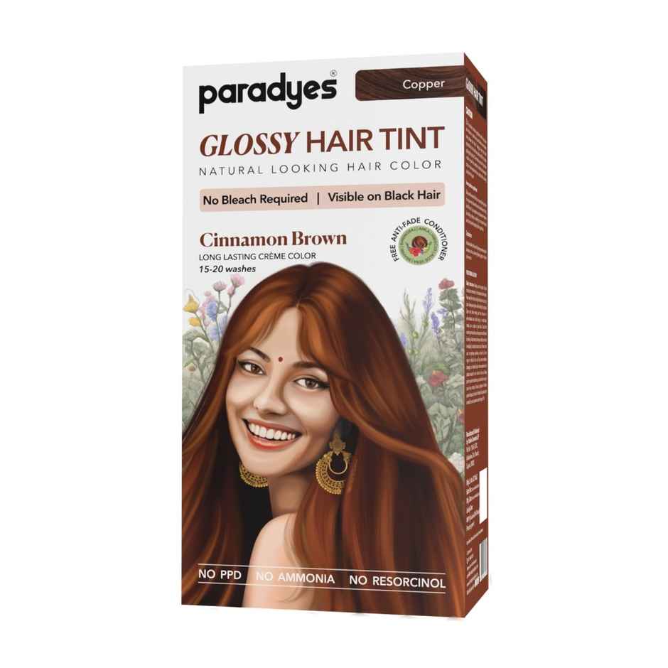 Paradyes No Bleach Cinnamon Brown Glossy Hair Tint