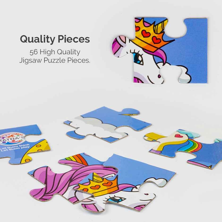 Ratna's Unicorn Jigsaw Puzzle 56 Pcs