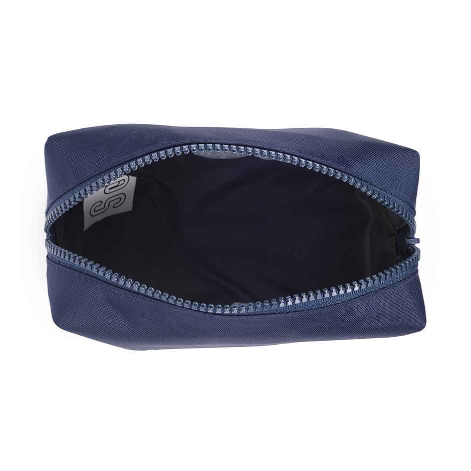 Qips Beauty Zipper Cosmetic Bag Travel Accessory - Navy Blue