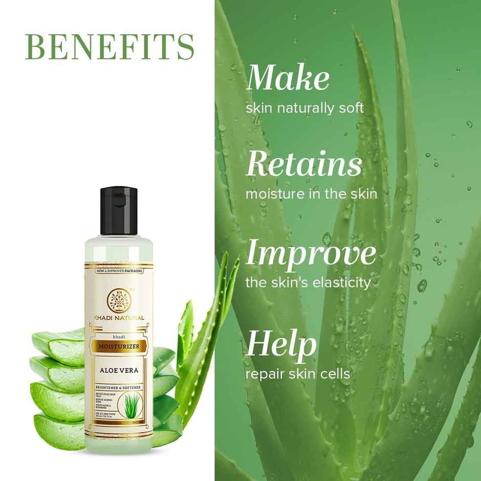 Khadi Natural Aloevera Moisturizer Lotion Long Lasting Hydration