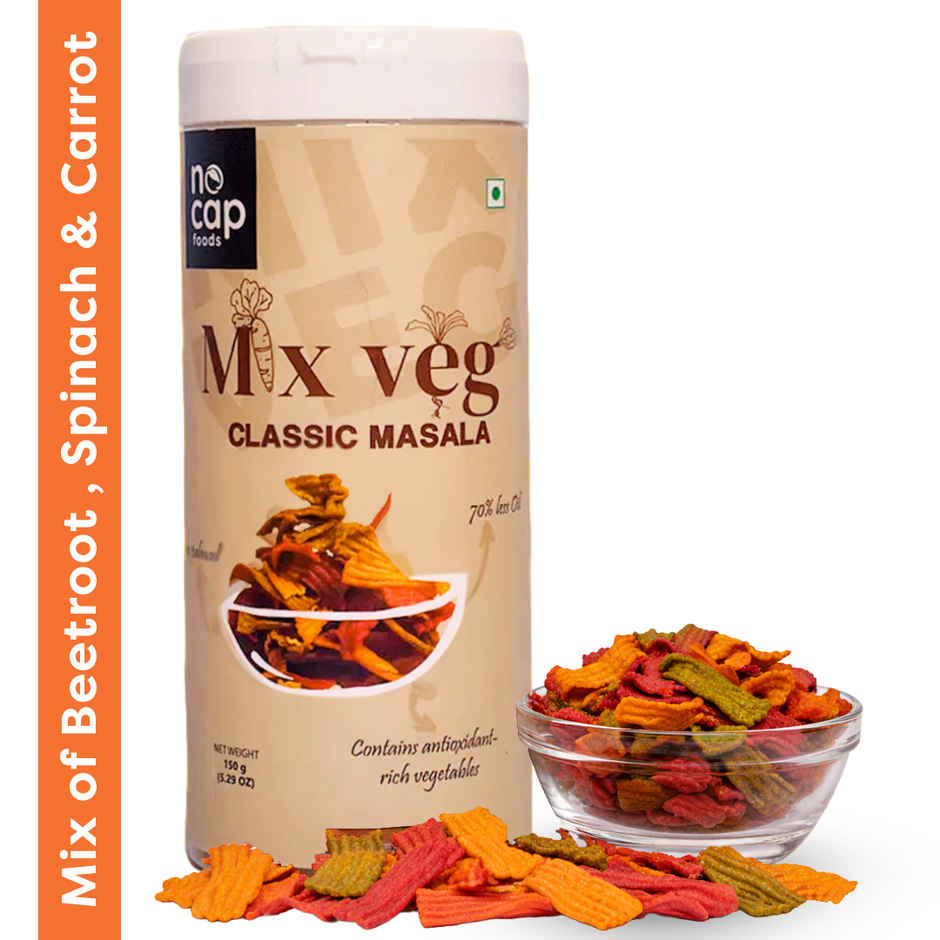 Nocap Mix Veg Classic Masala Chips