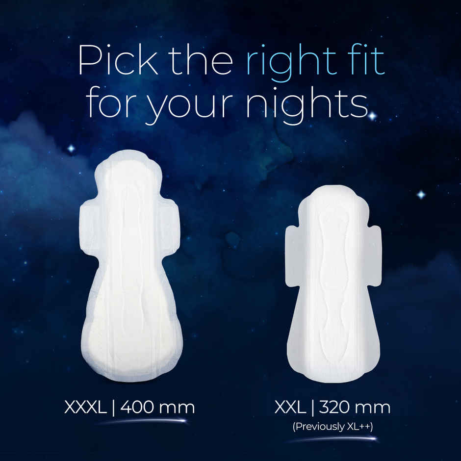 Nua All Night Comfort Sanitary Pads | 30 XXL