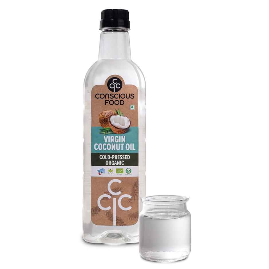 Conscious Food Virgin Coconut Cold Pressed Oil | Organic Healthy Cooking Oil (Nariyal Oil)