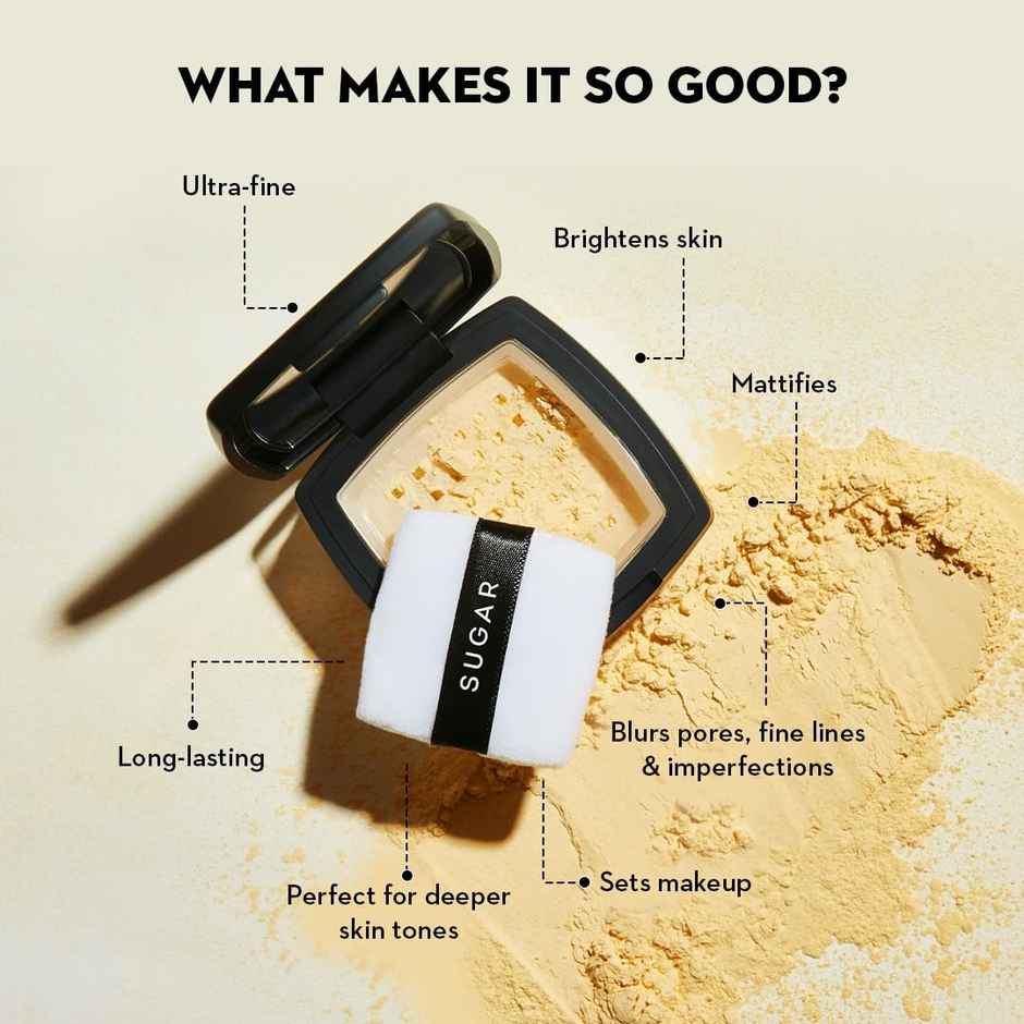 SUGAR Cosmetics All Set To Go Banana Powder