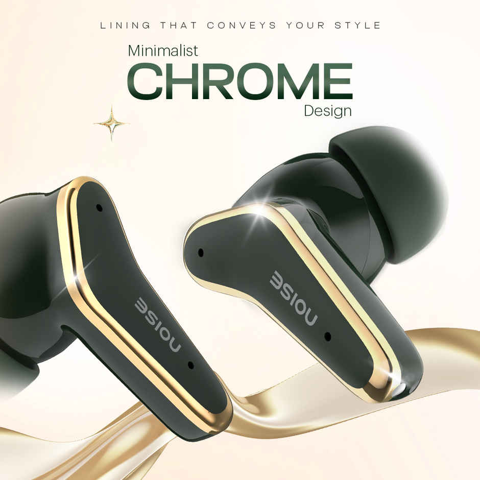 Noise Buds VS102 Elite 50H Battery 4 Mic ENC 11mm Driver Instacharge TWS Earbuds | Forest Green