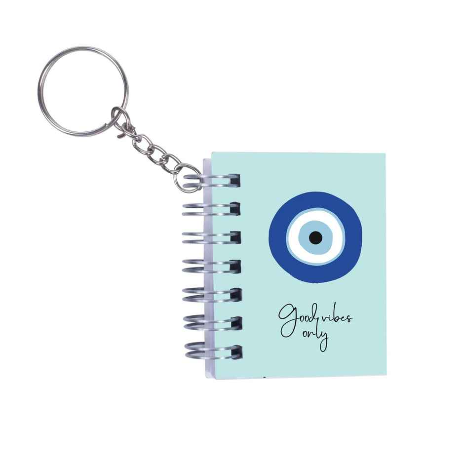 Itsy Bitsy Key Chain Notebook Good Vibes L6.8 x W5.3cm 70gsm 80pages 1 Book Lb