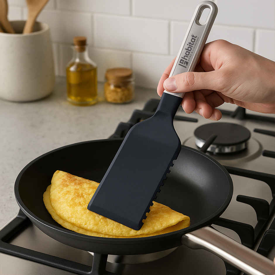 Habitat Premium Nylon Lasagna Turner | Perfect Elegant Functionality | Hanging Loop| Dish Washer Safe