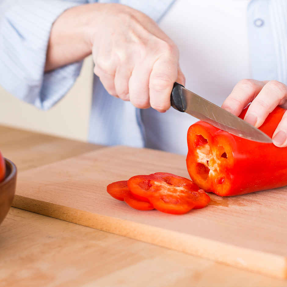 Habitat Signature Series Vegetable Knife Stainless Steel With Ultra Razoe Sharp Resilient Blade