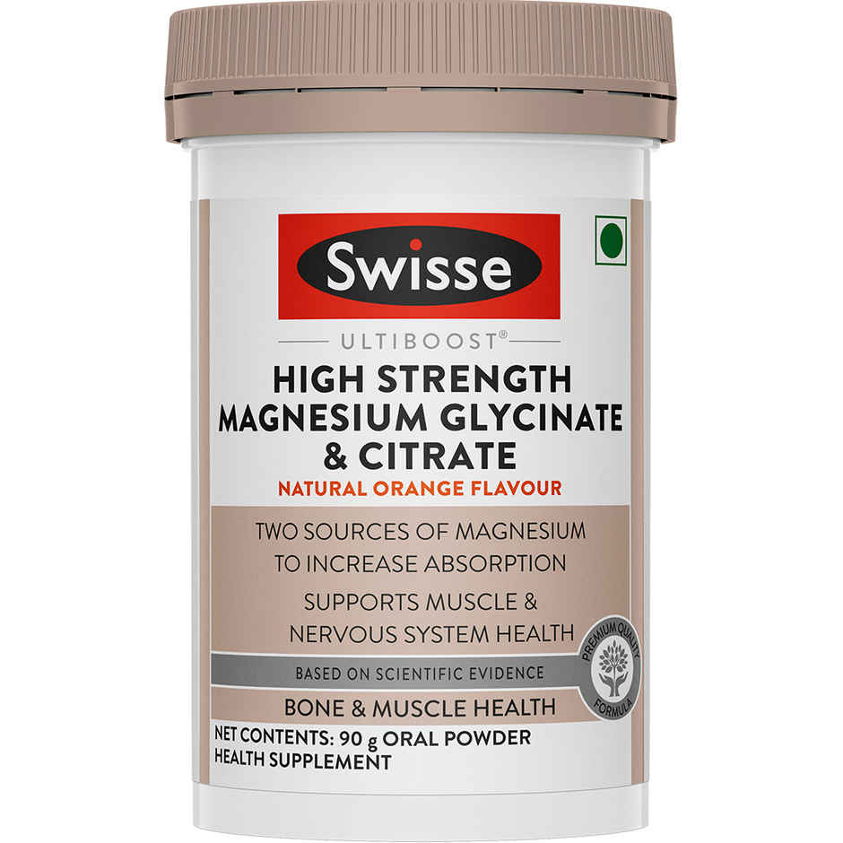 Swisse Magnesium Glycinate and Citrate Powder Maximum Absorption Support Muscle Health Restful Sleep
