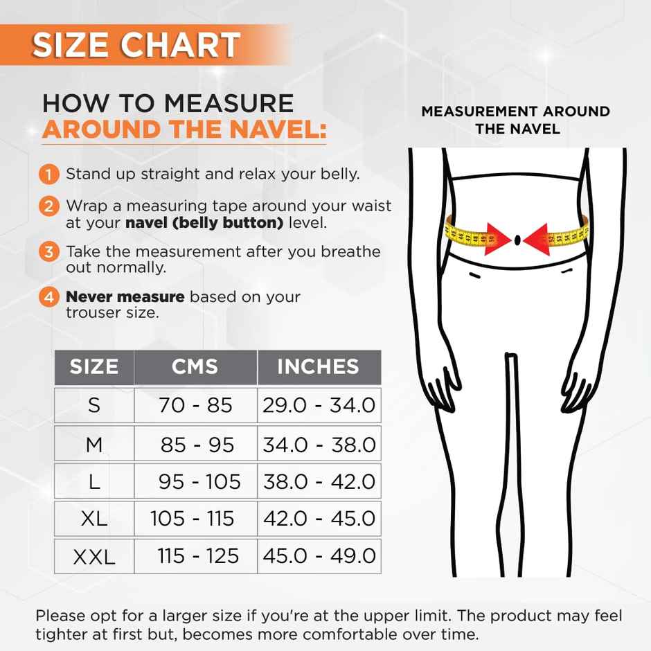 Vissco Lumbocare Lumbo Sacral Belt Grey L