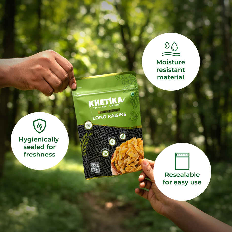 Khetika Premium Long Raisin | Kismis | Manukka