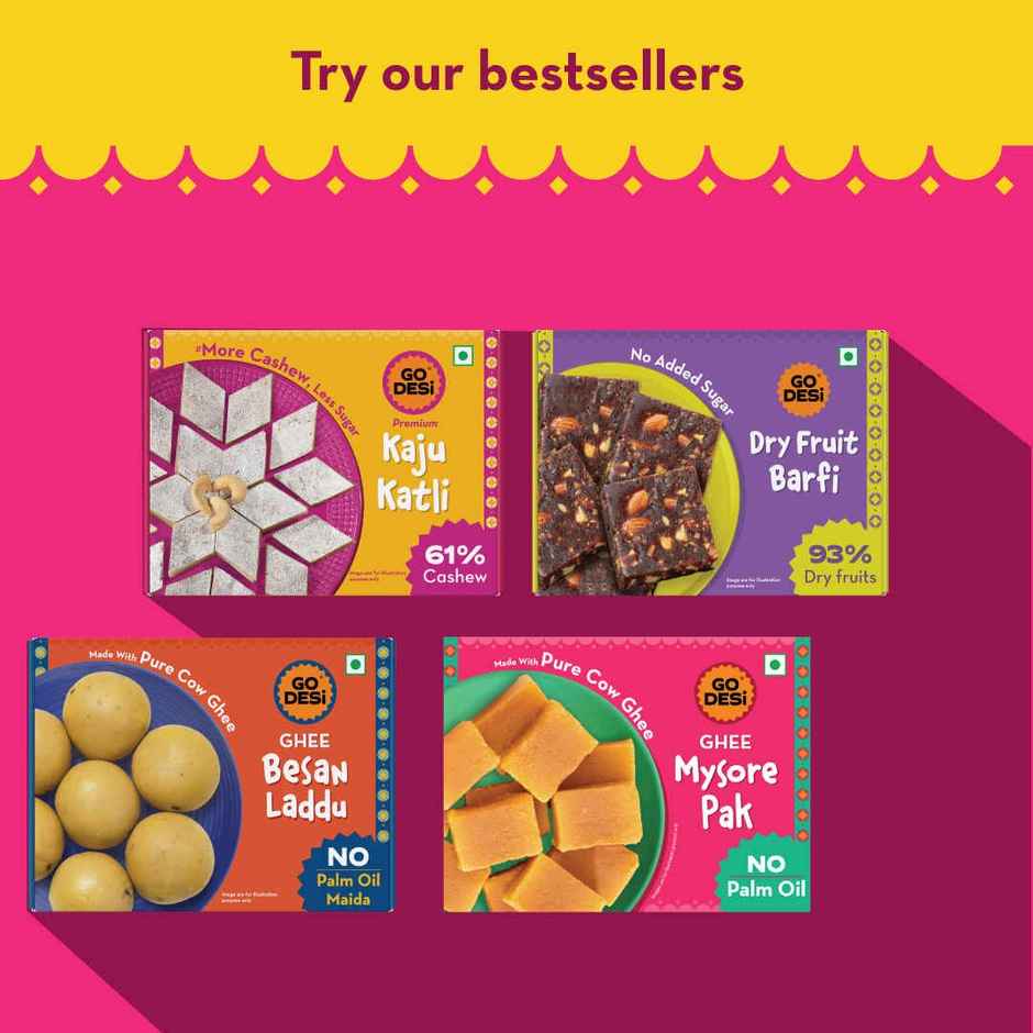GO DESi Rasgulla Mini | With Farm Fresh Milk | Ready to Eat