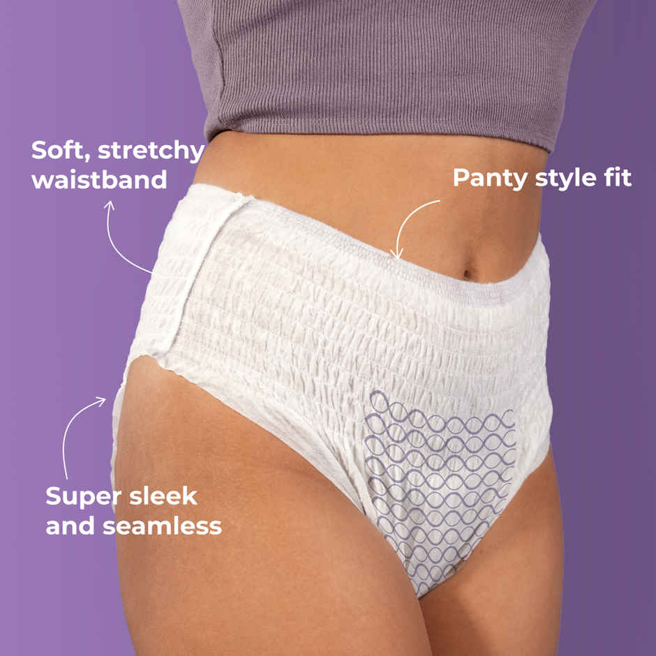 Nua Comfort Disposable Period Panties L-XL | Ultra-Absorbent | Pack of 5 Panties