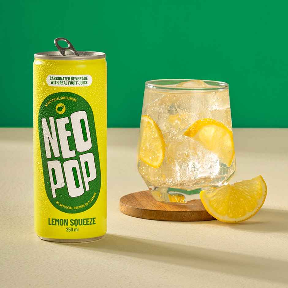 NEOPOP Lemon Squeeze Can | Carbonated Beverage