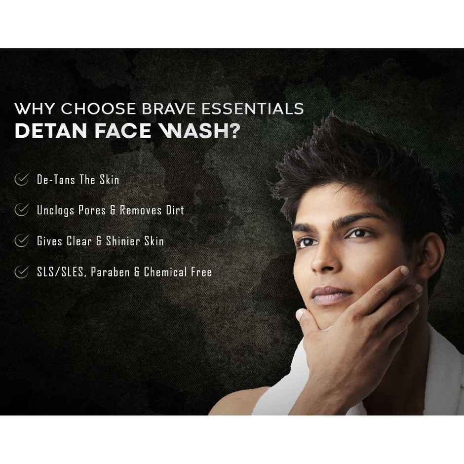 Brave Essentials De-Tan Face Wash